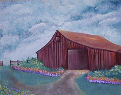 Blooms Around The Barn