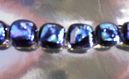 Black, Blue and Silver Tone Bracelet